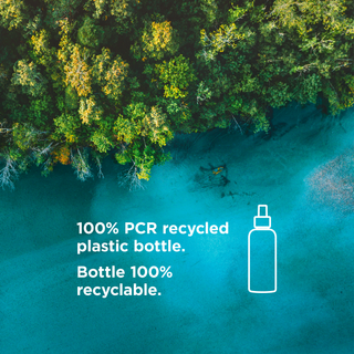 100% PCR recycled packaging