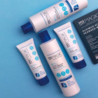 Skincare products in the Sea Magik Hydrate Gift Set