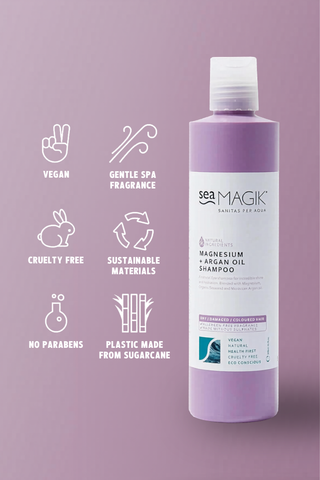 Magnesium + Argan Shampoo 300ml