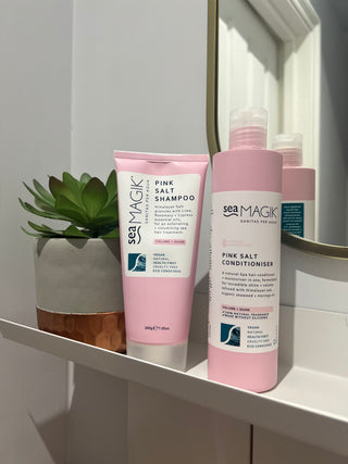 Pink Salt Shampoo and Pink Salt Conditoniser