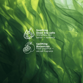 Fragranced with Sea Magik's signature sea salt and grapefruit scent.